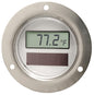 CD2036 Digital Thermometer, Solar Powered Display, Flush Mount, - 50 to 70 Degrees C, 0.1 Degree Resolution, LCD, Indoor Use - 7DAY'S