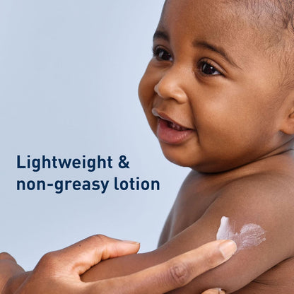CeraVe Baby Lotion, Gentle Baby Skin Care with Ceramides, Niacinamide & Vitamin E, Fragrance, Paraben, Dye & Phthalates Free, Lightweight Moisturizer, 8 Ounce, Packaging May Vary - 7DAY'S