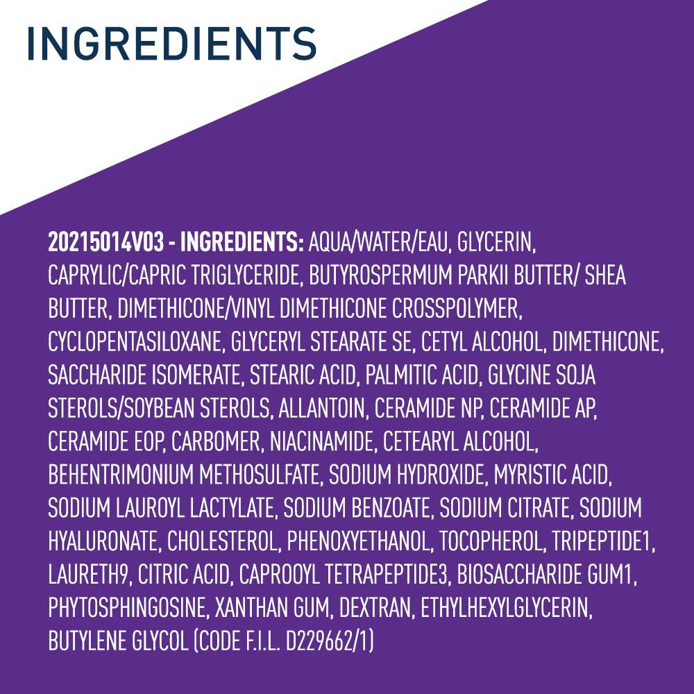 CeraVe Skin Renewing Night Cream, Niacinamide, Peptide Complex, and Hyaluronic Acid Moisturizer for Face, 1.7 Ounce, Packaging may Vary - 7DAY'S