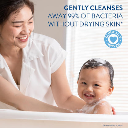 Cetaphil Baby Shampoo and Body Wash with Organic Calendula, Tear Free, Hypoallergenic, Ideal for Everyday Use, Dermatologist Tested, 7.8oz - 7DAY'S