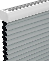 Changshade Cordless Cellular Shades, Blackout Honeycomb Shades for Windows, Room Darkening Pleated Blinds, Easy to Install for Indoor Windows and French Doors, 19" W x 36" H, Grey - 7DAY'S
