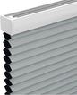 Changshade Cordless Cellular Shades, Blackout Honeycomb Shades for Windows, Room Darkening Pleated Blinds, Easy to Install for Indoor Windows and French Doors, 19" W x 36" H, Grey - 7DAY'S