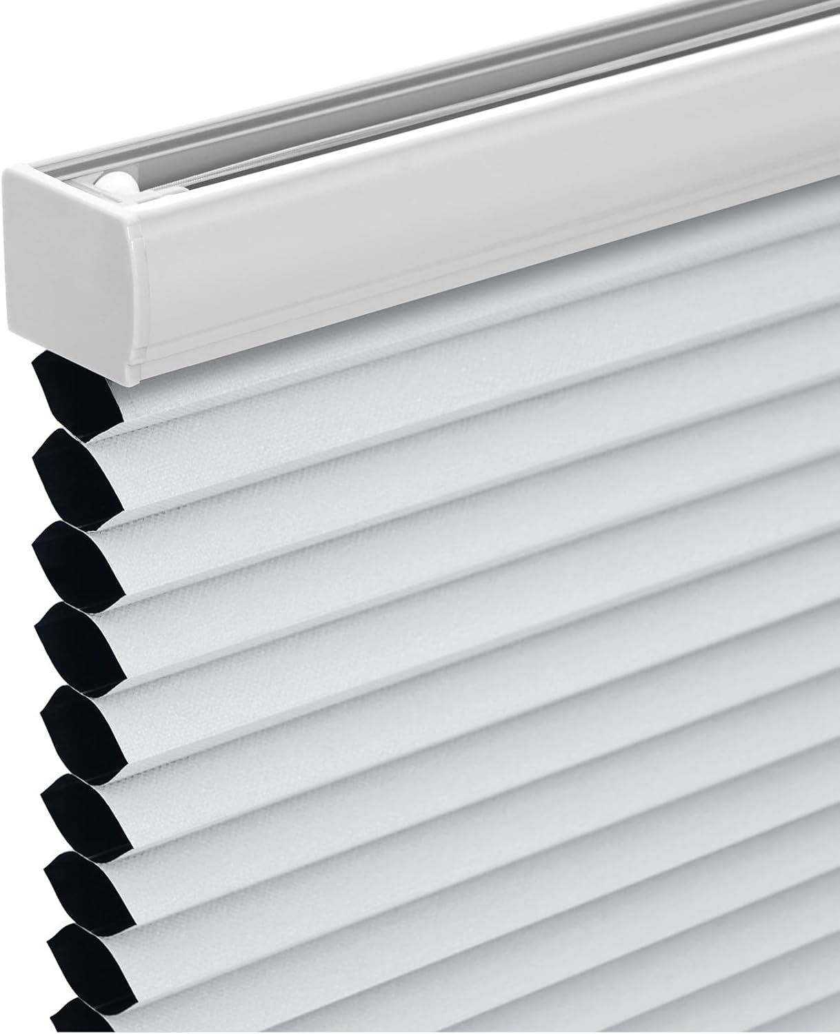 Changshade Cordless Cellular Shades, Blackout Honeycomb Shades for Windows, Room Darkening Pleated Blinds, Easy to Install for Indoor Windows and French Doors, 19" W x 36" H, Grey - 7DAY'S