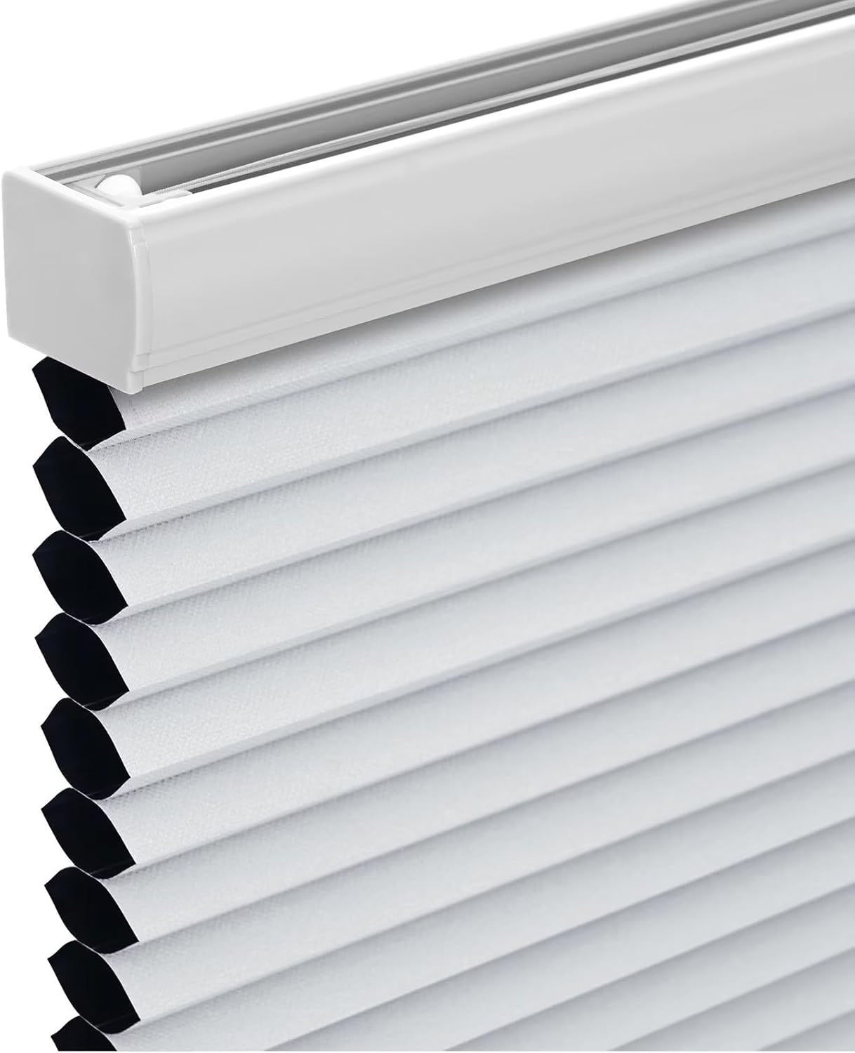 Changshade Cordless Cellular Shades, Blackout Honeycomb Shades for Windows, Room Darkening Pleated Blinds, Easy to Install for Indoor Windows and French Doors, 19" W x 36" H, Grey - 7DAY'S