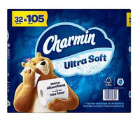 Charmin Ultra Soft Toilet Paper Super Plus Rolls (201 sheets/roll, 32 rolls) - 7DAY'S