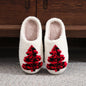 Christmas Tree Home Slippers Fashion Non - slip Floor Bedroom Slipper For Women Fuzzy House Shoes Winter - 7DAY'S