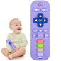 Chuya Baby Teether Toy Chew Toy for Babies 3 - 24 Months TV Remote Control Shape Teething Relief Baby Toys for Infants (Black) - 7DAY'S