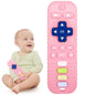 Chuya Baby Teether Toy Chew Toy for Babies 3 - 24 Months TV Remote Control Shape Teething Relief Baby Toys for Infants (Black) - 7DAY'S
