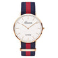 Classic Fashion Stripe Nylon Band Women Watch Top Luxury Brand Men Quartz Wrist Watch Lady Watch Montre Femme Horloge Saat Clock - 7DAY'S