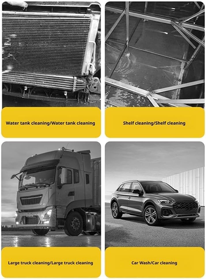 Clear and Clever Radiator Cleaner, Clearandclever Radiator Cleaner, 23.6 Inch（60cm） Thickened Radiator Cleaning Wand with Water & Air Dual - Purpose Connector, Flat Radiator Cleaning for Garden Hose (1) - 7DAY'S