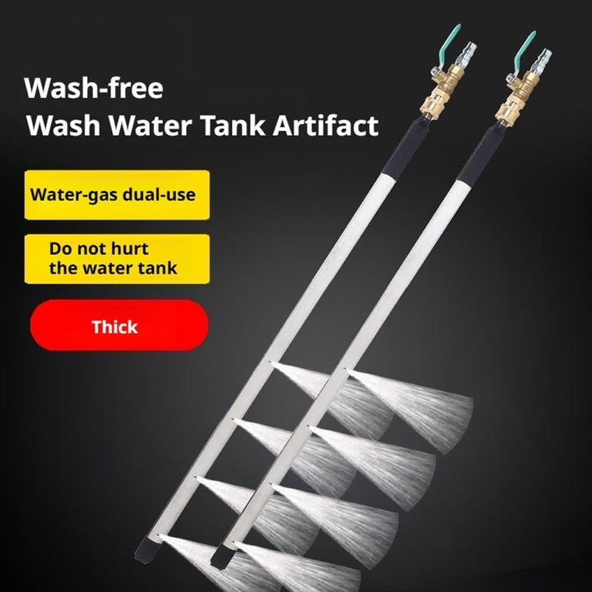 Clear and Clever Radiator Cleaner, Clearandclever Radiator Cleaner, 23.6 Inch（60cm） Thickened Radiator Cleaning Wand with Water & Air Dual - Purpose Connector, Flat Radiator Cleaning for Garden Hose (1) - 7DAY'S