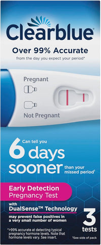Clearblue Early Detection Pregnancy Test, 3 Ct - 7DAY'S