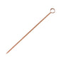 Copper-colored headpin with loop for jewelry making and crafting projects