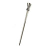 Stainless steel cocktail pick with sleek handle, perfect for appetizers and party snacks