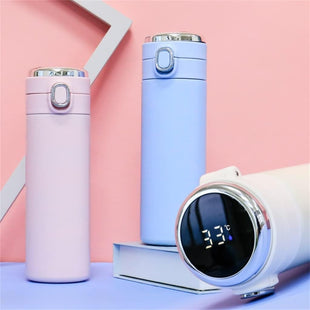 Coffee Bottle Double Wall Vacuum Insulated Bottle Smart with Led Temperature