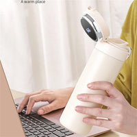 Coffee Bottle Double Wall Vacuum Insulated Bottle Smart with Led Temperature - 7DAY'S