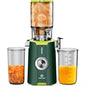 Cold Press Juicer, LINKChef Slow Masticating Juicer Machines with No - Prep 4.35" Large Feed Chute & Upgraded Auger for Whole Vegetables and Fruits, 42oz Capacity, Easy to Clean, Light Green - 7DAY'S