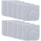 Comfy Cubs Muslin Burp Cloths 20" x 10", Pack of 10 - Large, 6 - Layer, Ultra Absorbent 100% Cotton for Baby Drool and Messes - Soft, Safe & Gentle Baby Burp Cloths for Boys & Girls - Multi - 7DAY'S