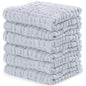 Comfy Cubs Muslin Burp Cloths 20" x 10", Pack of 10 - Large, 6 - Layer, Ultra Absorbent 100% Cotton for Baby Drool and Messes - Soft, Safe & Gentle Baby Burp Cloths for Boys & Girls - Multi - 7DAY'S