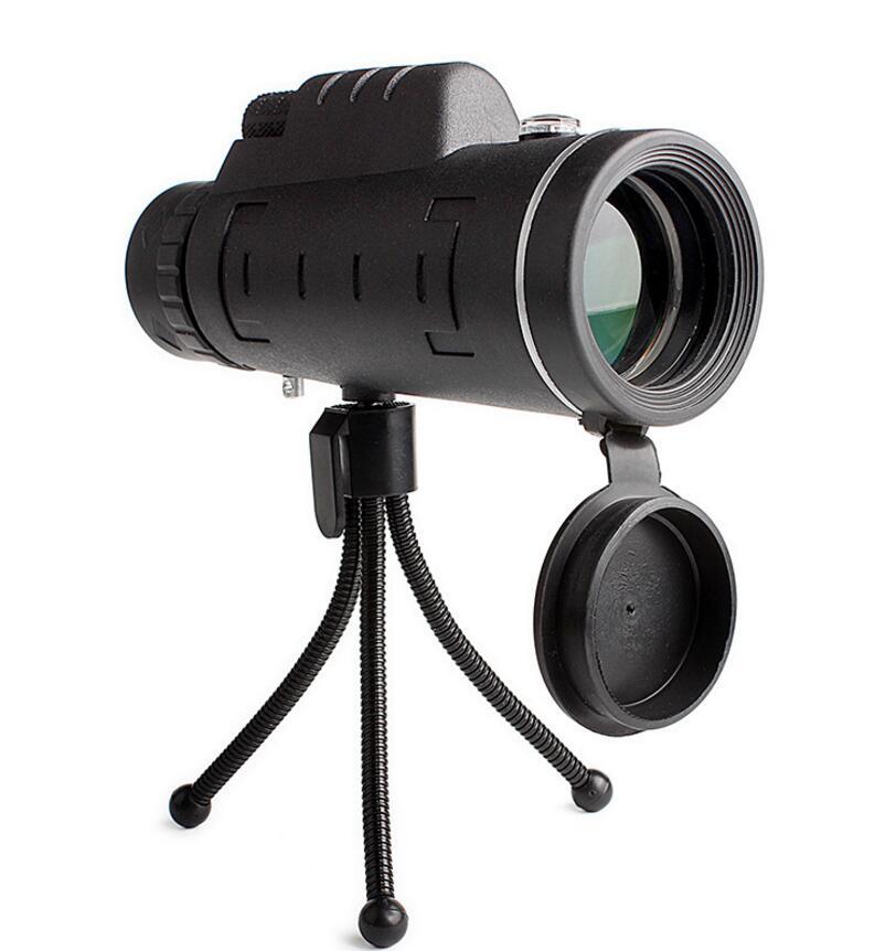 Compatible with Apple, Monocular Telescope Zoom Scope with Compass Phone Clip Tripod - 7DAY'S