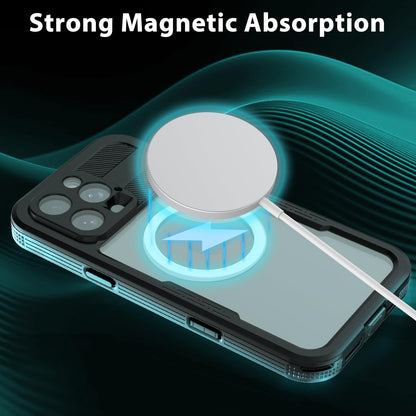 Compatible with iPhone 16 Pro Max Waterproof Case, Shockproof Phone Case with Built in Screen Protector, Full Body Protective Case for iPhone 16 Pro Max 6.9 inch 2024 (Black, 16 Pro Max) - 7DAY'S