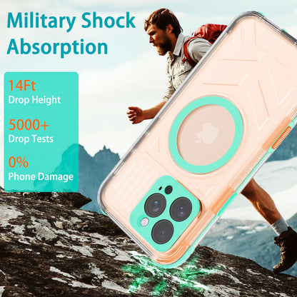 Compatible with iPhone 16 Pro Max Waterproof Case, Shockproof Phone Case with Built in Screen Protector, Full Body Protective Case for iPhone 16 Pro Max 6.9 inch 2024 (Black, 16 Pro Max) - 7DAY'S