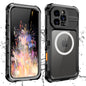 Compatible with iPhone 16 Pro Max Waterproof Case, Shockproof Phone Case with Built in Screen Protector, Full Body Protective Case for iPhone 16 Pro Max 6.9 inch 2024 (Black, 16 Pro Max) - 7DAY'S