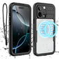 Compatible with iPhone 16 Pro Max Waterproof Case, Shockproof Phone Case with Built in Screen Protector, Full Body Protective Case for iPhone 16 Pro Max 6.9 inch 2024 (Black, 16 Pro Max) - 7DAY'S