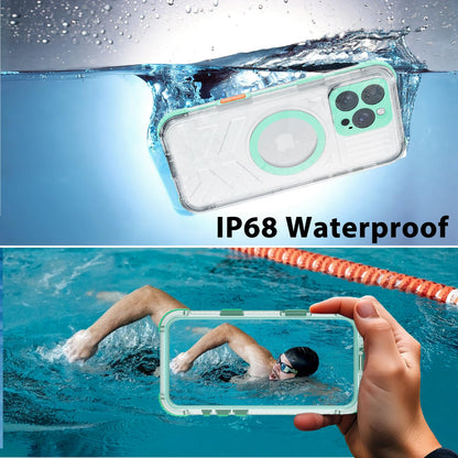 Compatible with iPhone 16 Pro Max Waterproof Case, Shockproof Phone Case with Built in Screen Protector, Full Body Protective Case for iPhone 16 Pro Max 6.9 inch 2024 (Black, 16 Pro Max) - 7DAY'S