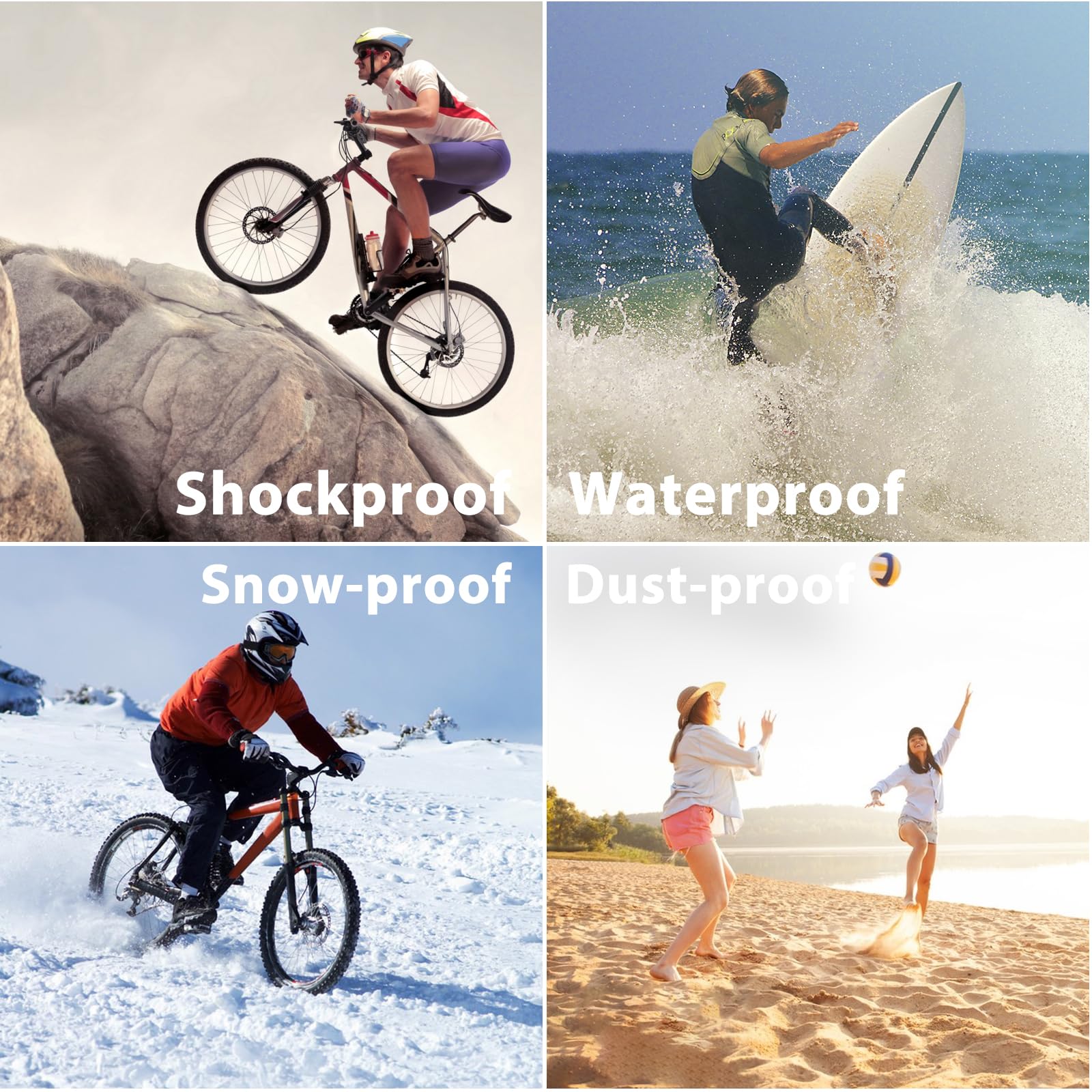 Compatible with iPhone 16 Pro Max Waterproof Case, Shockproof Phone Case with Built in Screen Protector, Full Body Protective Case for iPhone 16 Pro Max 6.9 inch 2024 (Black, 16 Pro Max) - 7DAY'S