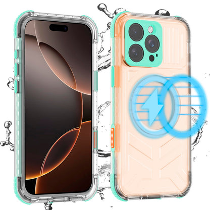 Compatible with iPhone 16 Pro Max Waterproof Case, Shockproof Phone Case with Built in Screen Protector, Full Body Protective Case for iPhone 16 Pro Max 6.9 inch 2024 (Black, 16 Pro Max) - 7DAY'S