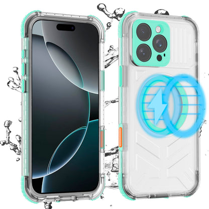 Compatible with iPhone 16 Pro Max Waterproof Case, Shockproof Phone Case with Built in Screen Protector, Full Body Protective Case for iPhone 16 Pro Max 6.9 inch 2024 (Black, 16 Pro Max) - 7DAY'S