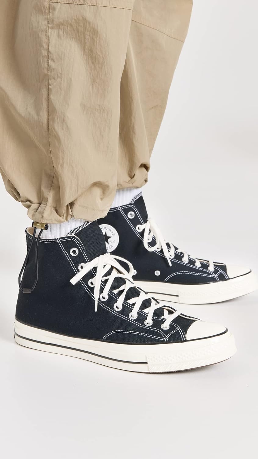 Converse All Star '70s High Top Unisex Sneakers, Black, 7.5 US Women/5.5 US Men - 7DAY'S