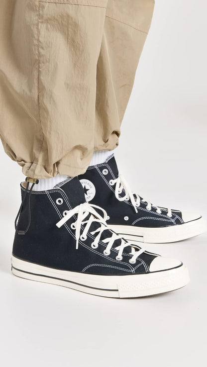 Converse All Star '70s High Top Unisex Sneakers, Black, 7.5 US Women/5.5 US Men - 7DAY'S