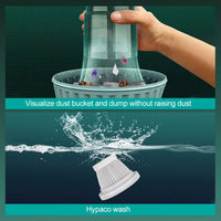 Cordless Hand - Held Vacuum Cleaner Mini Portable Car Auto Home Wireless Handheld Vacuum Cordless, Portable Car Vacuum Cleaner With Powerful Suction And Brushless Motor, Rechargeable - 7DAY'S