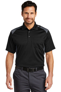 CornerStone Select Snag - Proof Two Way Colorblock Pocket Polo CS416 - 7DAY'S