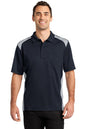 CornerStone Select Snag - Proof Two Way Colorblock Pocket Polo CS416 - 7DAY'S