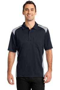 CornerStone Select Snag - Proof Two Way Colorblock Pocket Polo CS416 - 7DAY'S