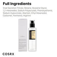 COSRX Snail Mucin 96% Power Repairing Essence 3.38 fl.oz 100ml, Hydrating Serum for Face with Snail Secretion Filtrate for Dull Skin & Fine Lines, Korean Skin Care - 7DAY'S