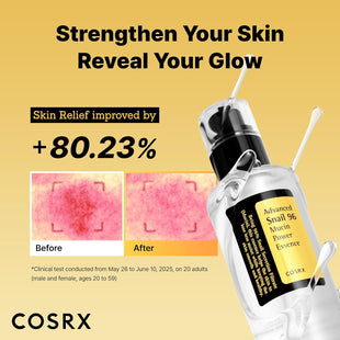 COSRX Snail Mucin 96% Power Repairing Essence 3.38 fl.oz 100ml, Hydrating Serum for Face with Snail Secretion Filtrate for Dull Skin & Fine Lines, Korean Skin Care - 7DAY'S