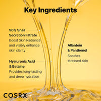 COSRX Snail Mucin 96% Power Repairing Essence 3.38 fl.oz 100ml, Hydrating Serum for Face with Snail Secretion Filtrate for Dull Skin & Fine Lines, Korean Skin Care - 7DAY'S