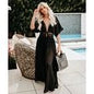 Crochet White Knitted Beach Cover up dress Tunic Long Pareos Bikinis Cover ups Swim Cover up Robe Plage Beachwear - 7DAY'S