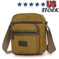 Crossbody Bag Canvas Bags Casual Shoulder Satchel Handbag Pouch Messenger Unisex - 7DAY'S