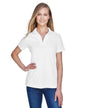 CrownLux Performance™ Ladies' Plaited Polo - GRAPHITE - XS - 7DAY'S