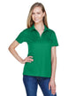 CrownLux Performance™ Ladies' Plaited Polo - GRAPHITE - XS - 7DAY'S