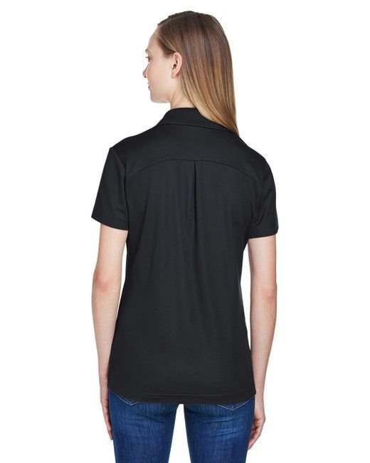 CrownLux Performance™ Ladies' Plaited Polo - GRAPHITE - XS - 7DAY'S