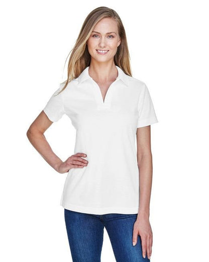CrownLux Performance™ Ladies' Plaited Polo - GRAPHITE - XS - 7DAY'S