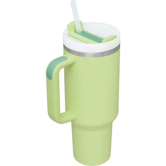 Cup 40oz with handle Stainless Steel Vacuum Insulated Tumbler Dupes + free Silicone 3pcs + free 2 Extra straw - 7DAY'S