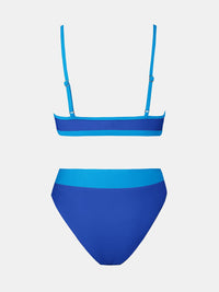 CUPSHE Bikini Set for Women Two Piece Swimsuits Cut Out High Waisted Scoop Neck V Cut Bottom - 7DAY'S