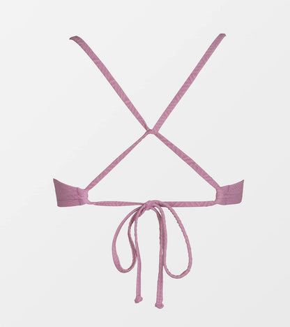 CUPSHE Bikini Top for Women Bathing Suit Criss Cross Self Tie Spaghetti Straps V Neck - 7DAY'S
